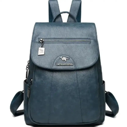 Vintage Soft Leather Backpack for Women Habicare