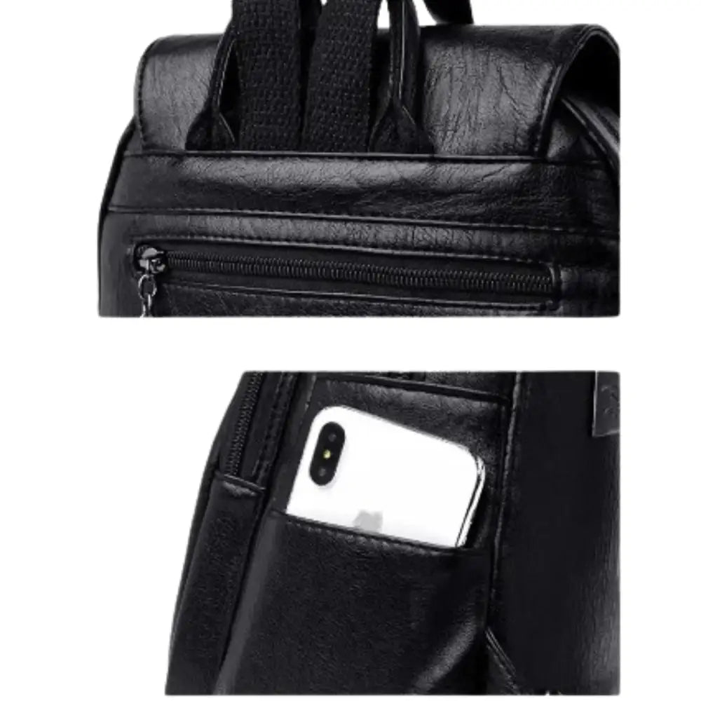 Vintage Soft Leather Backpack for Women Habicare