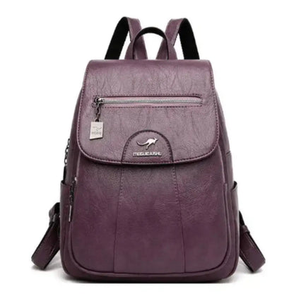 Vintage Soft Leather Backpack for Women Habicare