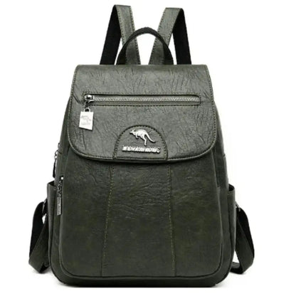 Vintage Soft Leather Backpack for Women Habicare
