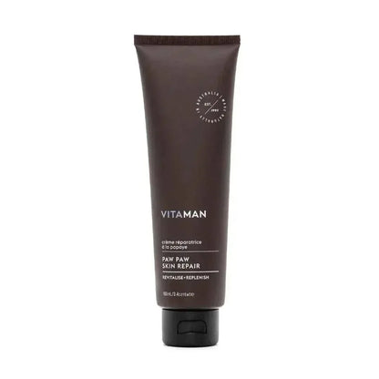 VITAMAN Australia Paw Paw Skin Repair Creme 100ml for soothing and repairing body skin with natural paw paw extract.