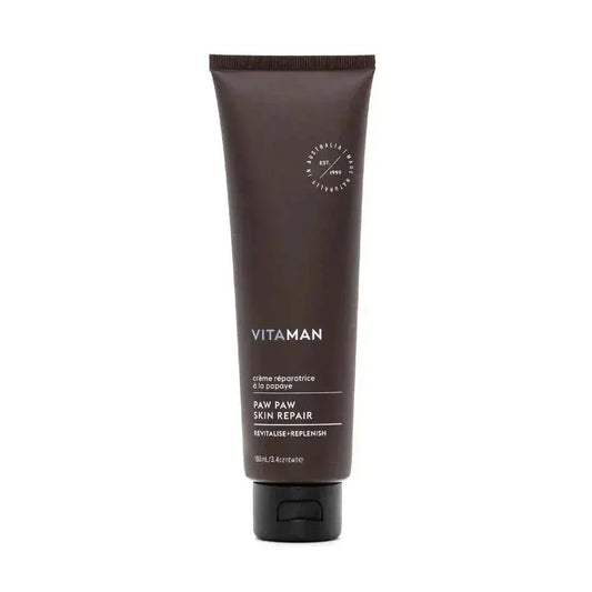 VITAMAN Australia Paw Paw Skin Repair Creme 100ml for soothing and repairing body skin with natural paw paw extract.