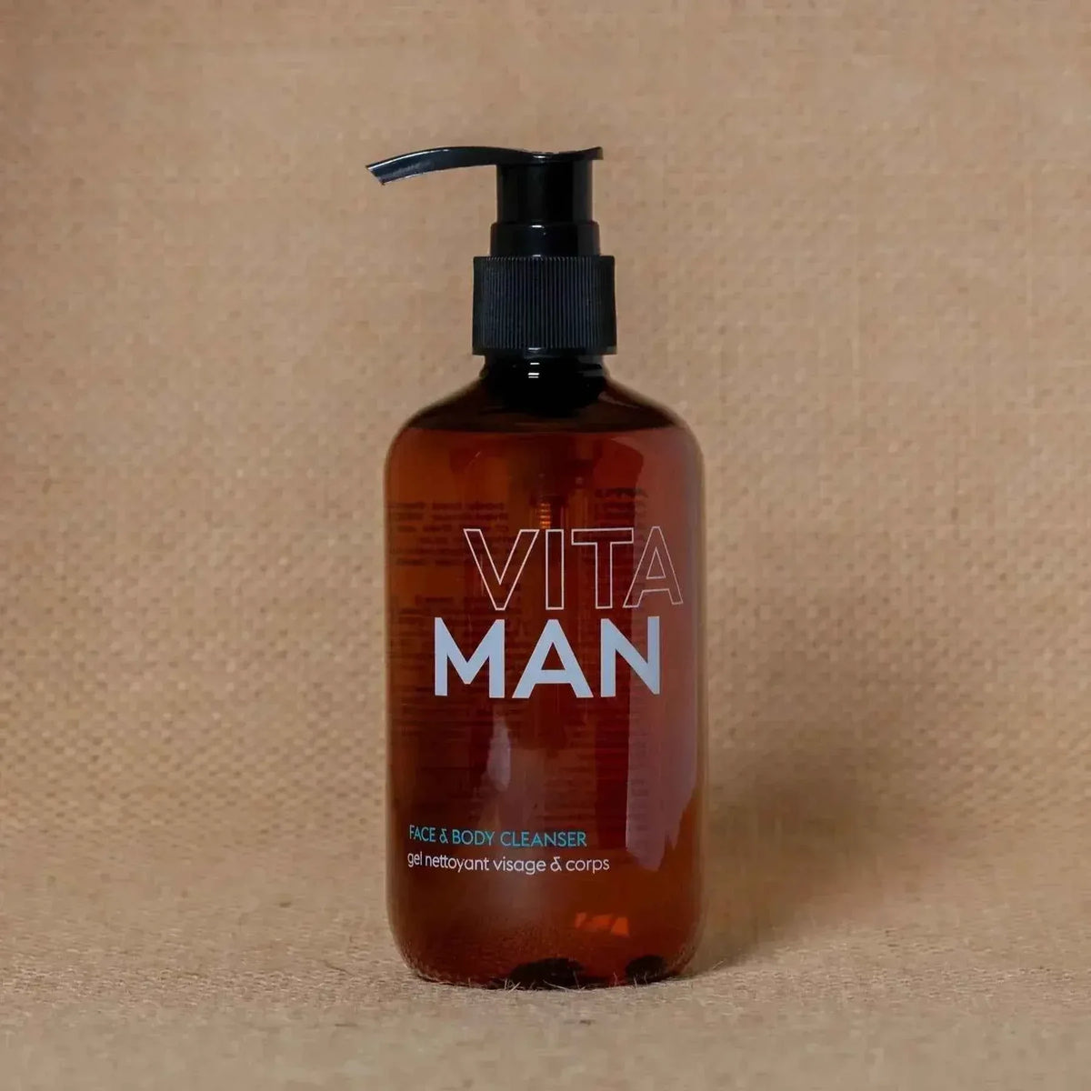 VITAMAN Australia face and body cleanser in a white bottle, suitable for daily face cleansing and skin refreshment.