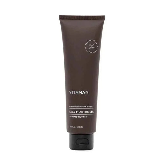 VITAMAN Australia face moisturizer in a 100ml bottle, hydrating and nourishing skincare for healthy, refreshed skin.