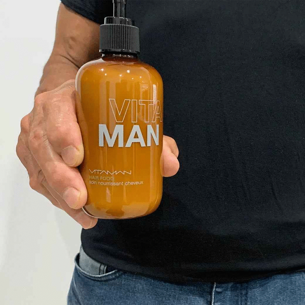VITAMAN Australia Hair Food 250ml bottle with natural ingredients for nourishing and revitalizing hair care.