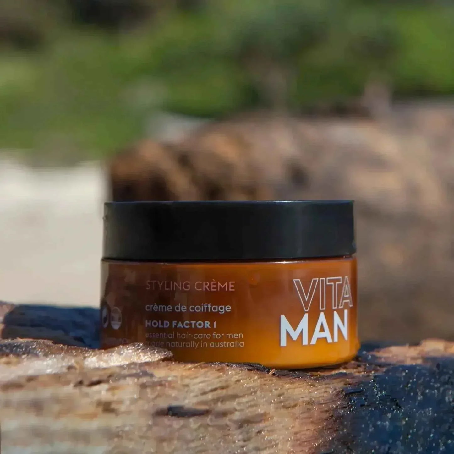 VITAMAN Australia Hair Styling Creme Light Hold 100g, smooth and flexible styling for effortless hair control