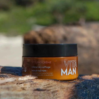 VITAMAN Australia Hair Styling Creme Light Hold 100g, smooth and flexible styling for effortless hair control