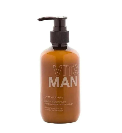 VITAMAN Australia Leave-In Hair Moisturiser in 250ml bottle, lightweight hair moisturizer for soft, hydrated hair.