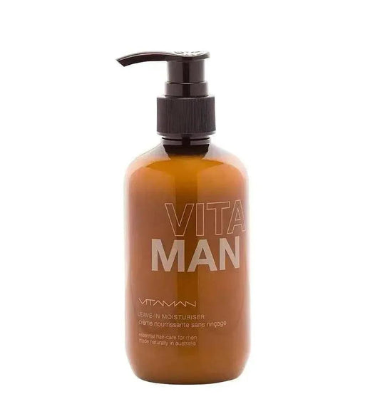VITAMAN Australia Leave-In Hair Moisturiser in 250ml bottle, lightweight hair moisturizer for soft, hydrated hair.