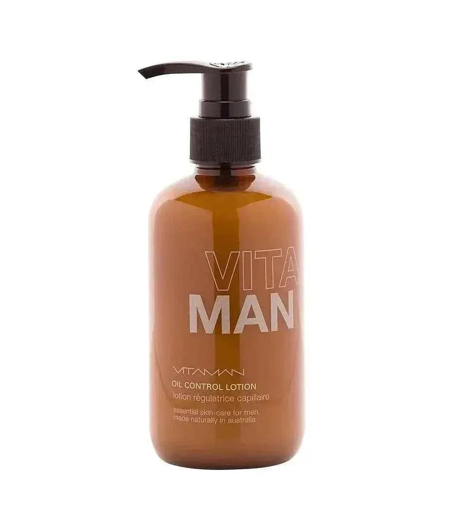 VITAMAN Australia Oil Control Lotion for hair, 250ml bottle, designed to reduce oil and control shine.