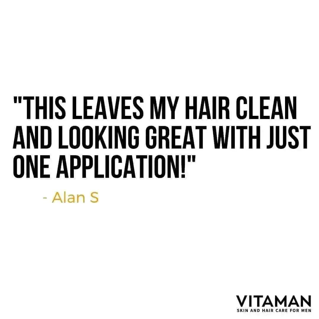 VITAMAN Australia Oil Control Shampoo for hair, 250ml bottle with a sleek design and label showing oil control benefits.