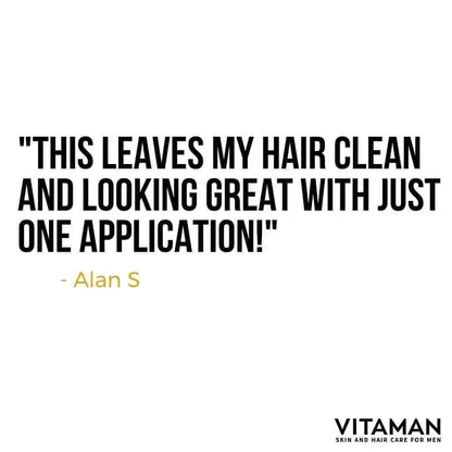 VITAMAN Australia Oil Control Shampoo for hair, 250ml bottle with a sleek design and label showing oil control benefits.