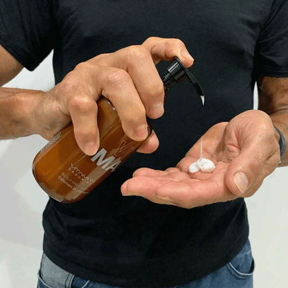 VITAMAN Australia hair scalp treatment bottle, 250ml, with a clean, professional label and a pump dispenser for scalp care.