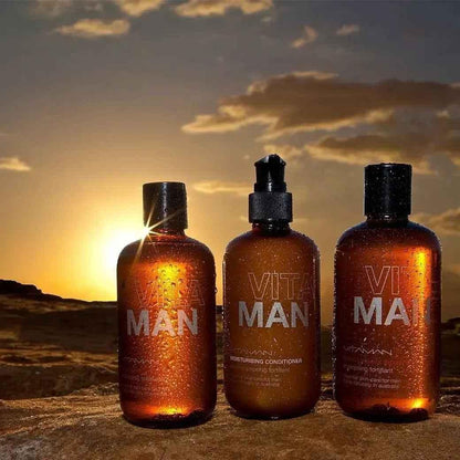 VITAMAN Australia scalp treatment for hair, 250ml bottle with natural ingredients and soothing formula for healthy scalp.