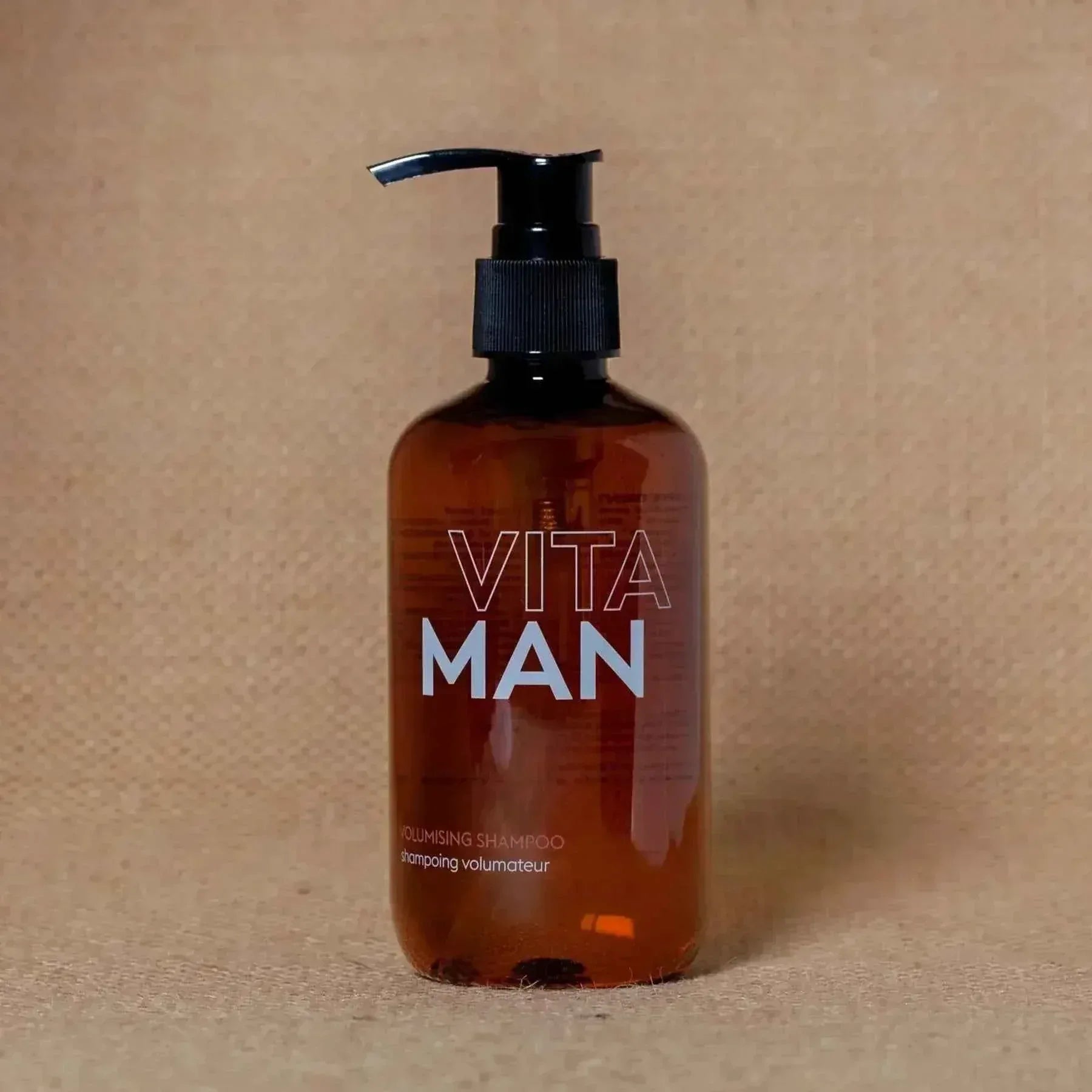 VITAMAN Australia volumizing shampoo bottle for fuller, thicker hair, 250ml, with a clean label and modern design.