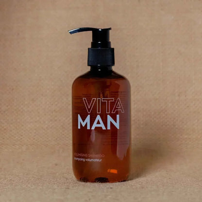 VITAMAN Australia volumizing shampoo bottle for fuller, thicker hair, 250ml, with a clean label and modern design.