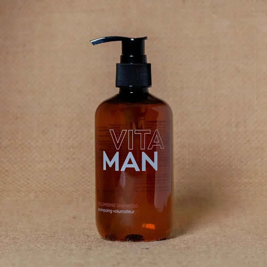 VITAMAN Australia volumizing shampoo bottle for fuller, thicker hair, 250ml, with a clean label and modern design.