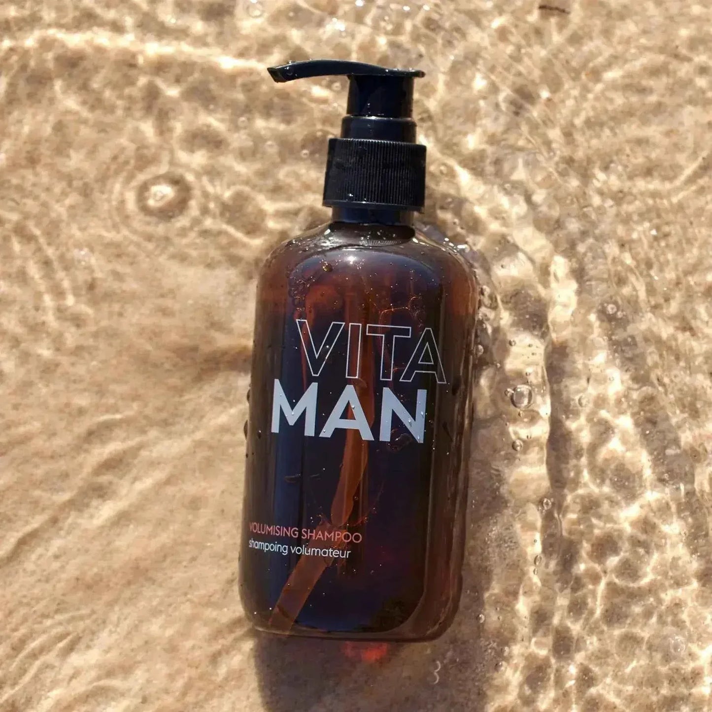 VITAMAN Australia volumizing shampoo 250ml bottle, designed to add fullness and thickness to hair.