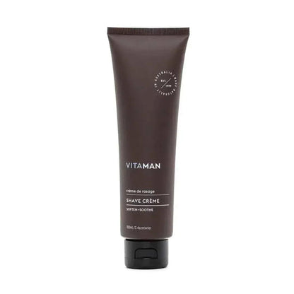 VITAMAN Australia shave cream in a 150ml tube, designed for beard and facial hair care, with a smooth, creamy texture.
