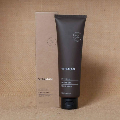 VITAMAN Australia shave gel tube from shave and beard care collection, suitable for smooth, comfortable shaving.