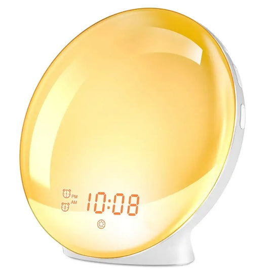 Wake-Up Light Alarm Clock – Sunrise/Sunset Simulation Habicare