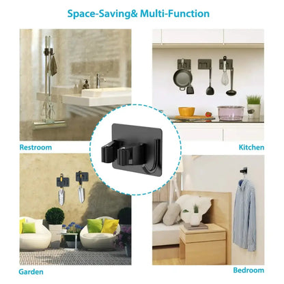 Wall-Mount Mop & Broom Holder Habicare