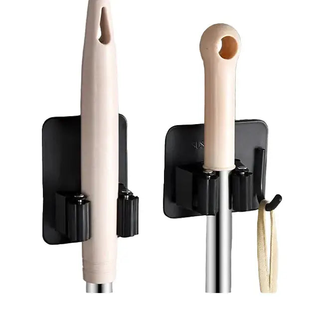 Wall-Mount Mop & Broom Holder Habicare