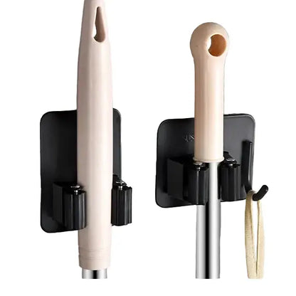 Wall-Mount Mop & Broom Holder Habicare