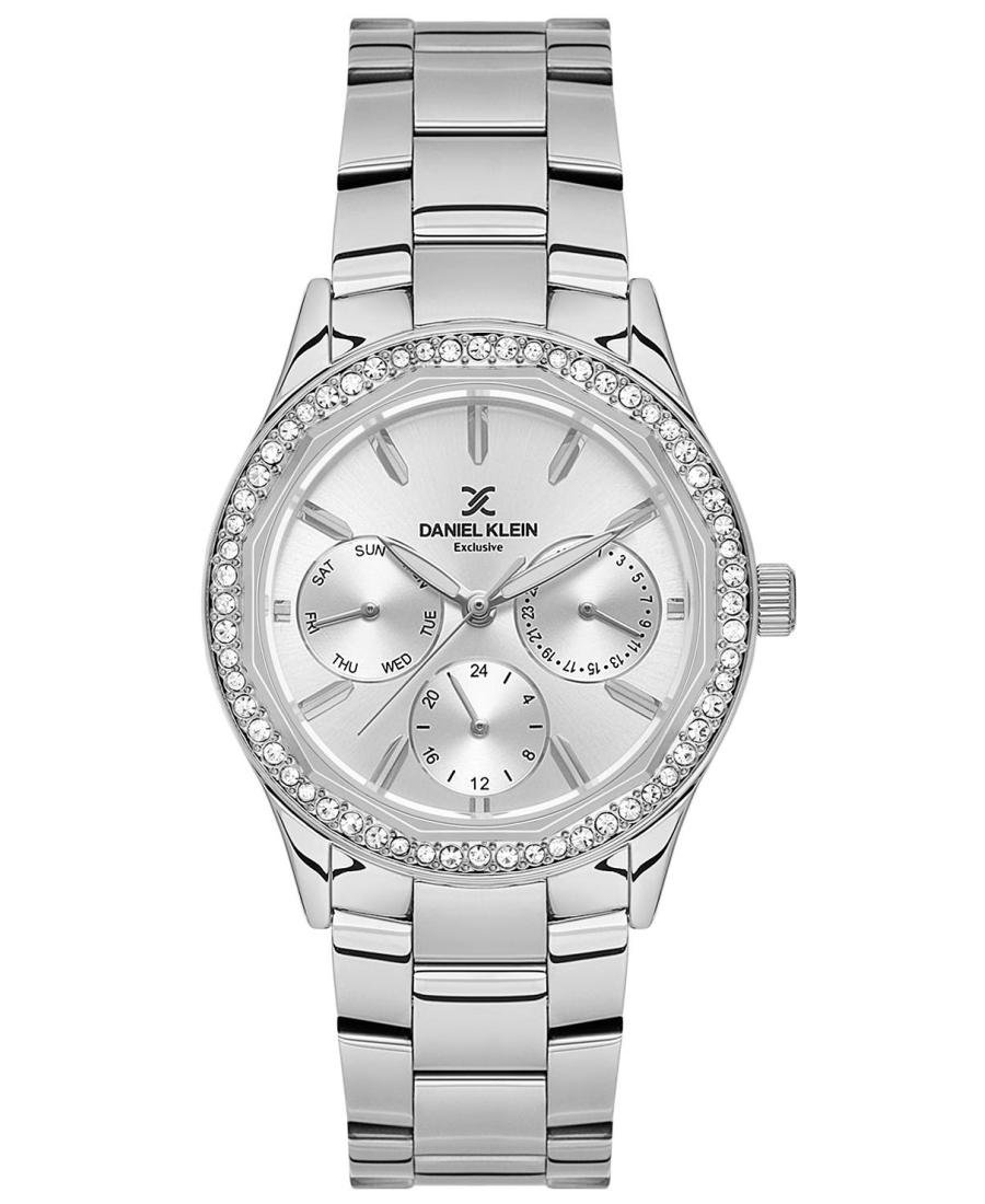 Daniel Klein Exclusive Multifunction Silver Watch DK.1.13879-1 Kiwi Watches