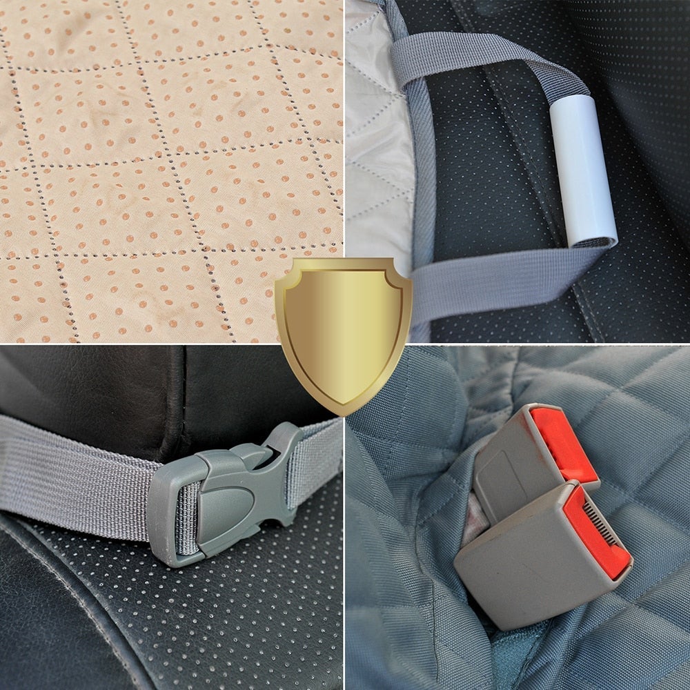 WATERPROOF PET CAR BACK SEAT PROTECTOR WITH MESH POCKET dealonline.co.nz