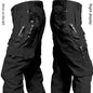 Men's Waterproof Tactical Trousers - Outdoor Cargo Pants with Fleece Lining | Plus Size Available