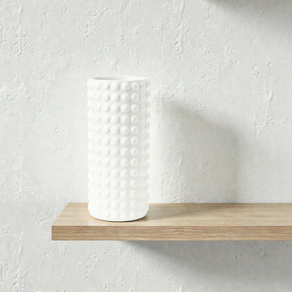 Frankly Cotton Ceramic White Gloss Bubble Vase Nest & Stem Homewares