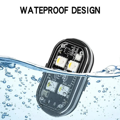 Wireless LED Strobe Lights – 8-Color Rechargeable Anti-Collision Warning Lights Habicare