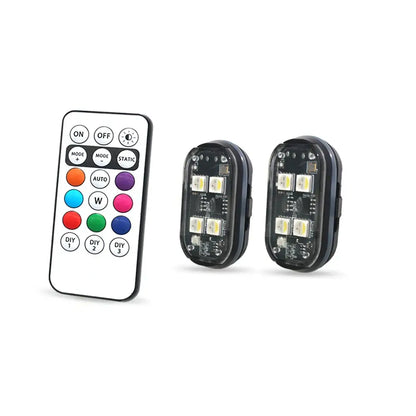 Wireless LED Strobe Lights – 8-Color Rechargeable Anti-Collision Warning Lights Habicare