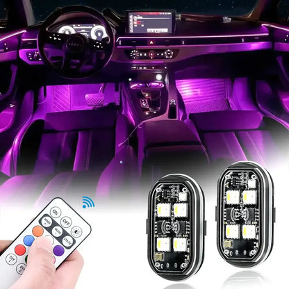 Wireless LED Strobe Lights – 8-Color Rechargeable Anti-Collision Warning Lights Habicare