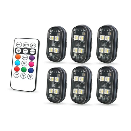 Wireless LED Strobe Lights – 8-Color Rechargeable Anti-Collision Warning Lights Habicare