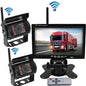 Wireless Reverse Camera Kit – 7" Monitor for Trucks, Buses & RVs with IR Night Vision Habicare
