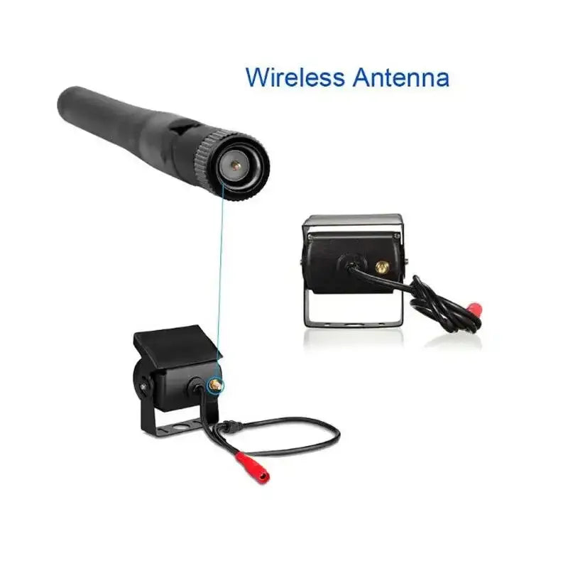 Wireless Reverse Camera Kit – 7" Monitor for Trucks, Buses & RVs with IR Night Vision Habicare