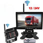 Wireless Reverse Camera Kit – 7" Monitor for Trucks, Buses & RVs with IR Night Vision Habicare