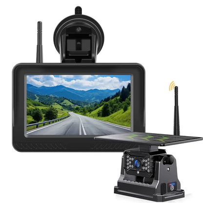 Wireless Solar – 5" Rear View Monitor Habicare