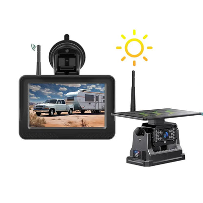 Wireless Solar – 5" Rear View Monitor Habicare