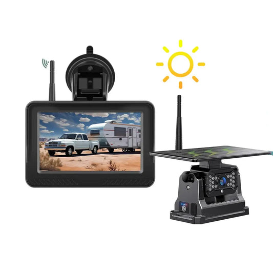 Wireless Solar – 5" Rear View Monitor Habicare