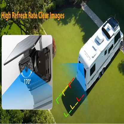 Wireless Solar – 5" Rear View Monitor Habicare