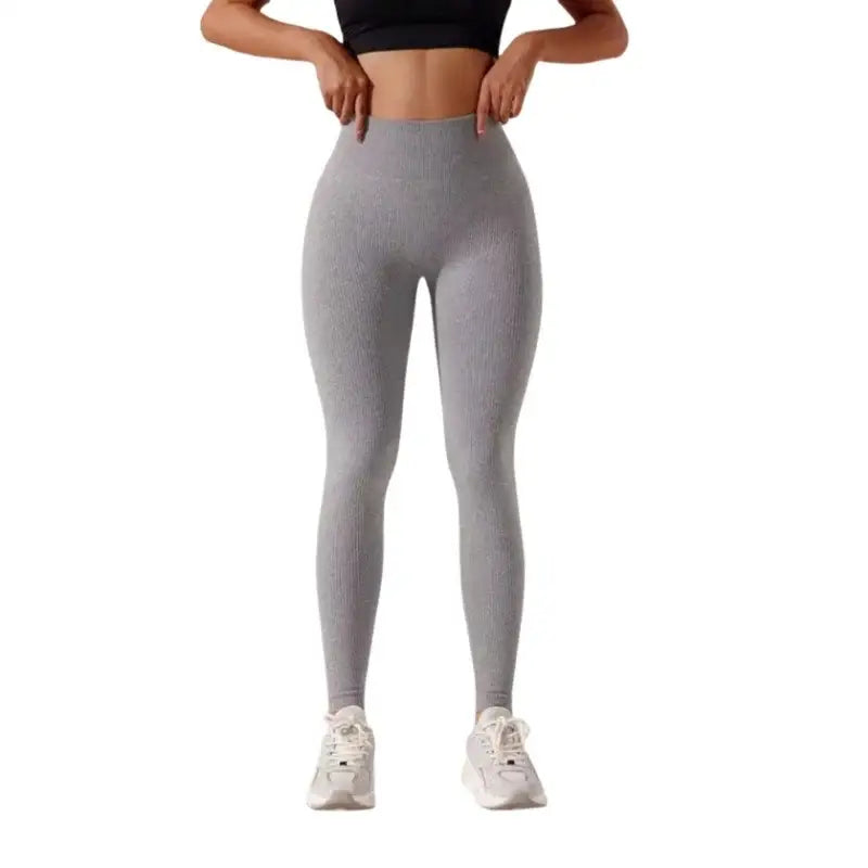 Women’s High-Waisted Seamless Leggings (3 colours and sizes available) Habicare