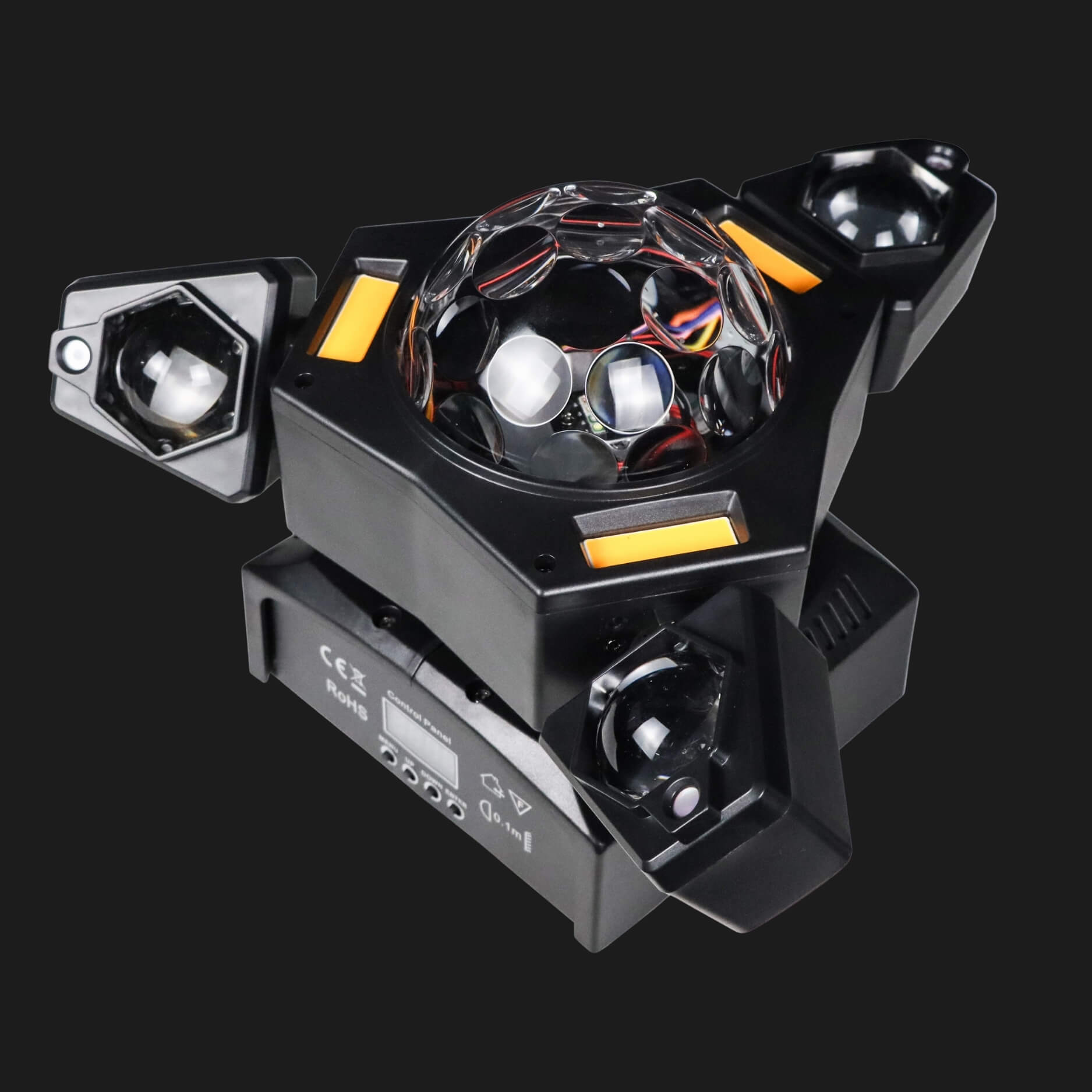 DJ Lights for Party | 3-Arm Disco Ball Laser Light with RGB Beams & DMX Control-1