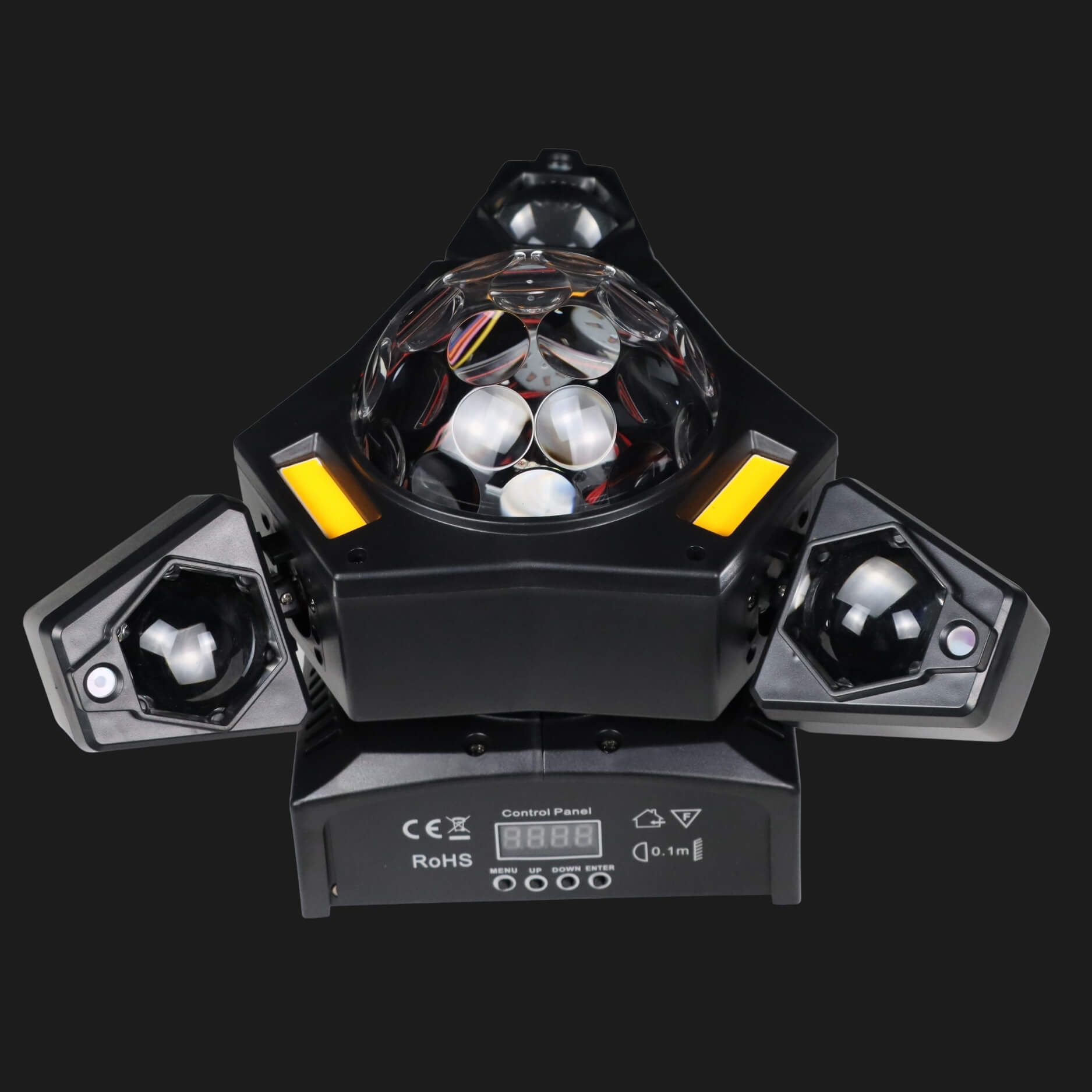 DJ Lights for Party | 3-Arm Disco Ball Laser Light with RGB Beams & DMX Control-2
