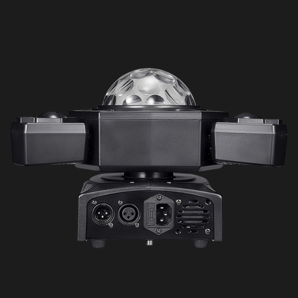 DJ Lights for Party | 3-Arm Disco Ball Laser Light with RGB Beams & DMX Control-4