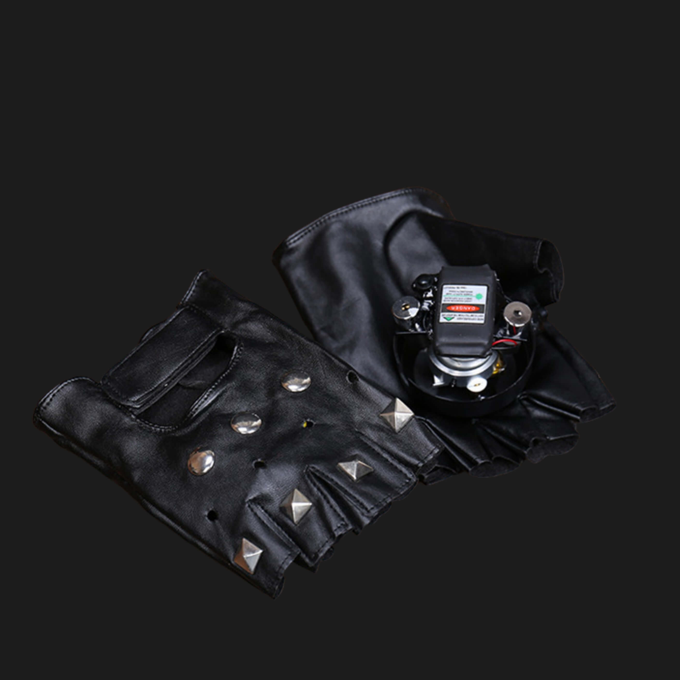 X12 Iron Style Swirl Laser Gloves Red Green 650 532 nm DJ Clubs KTV-3