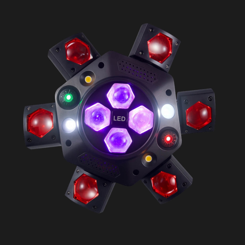 X3 LED Disco Ball DJ Laser Party Lights Projector-0