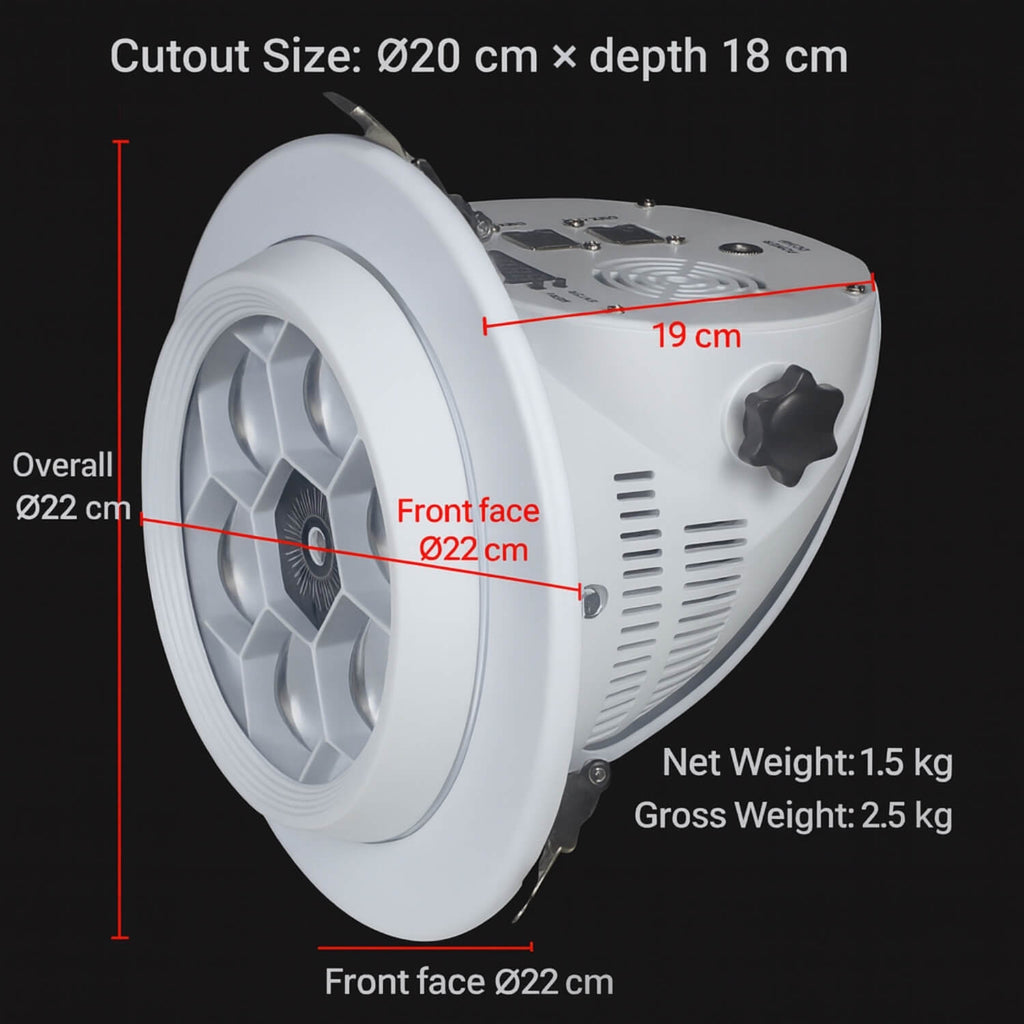 X7 Bee-Eyes DJ Laser Lights | 6×10W RGBW + Green Laser-4